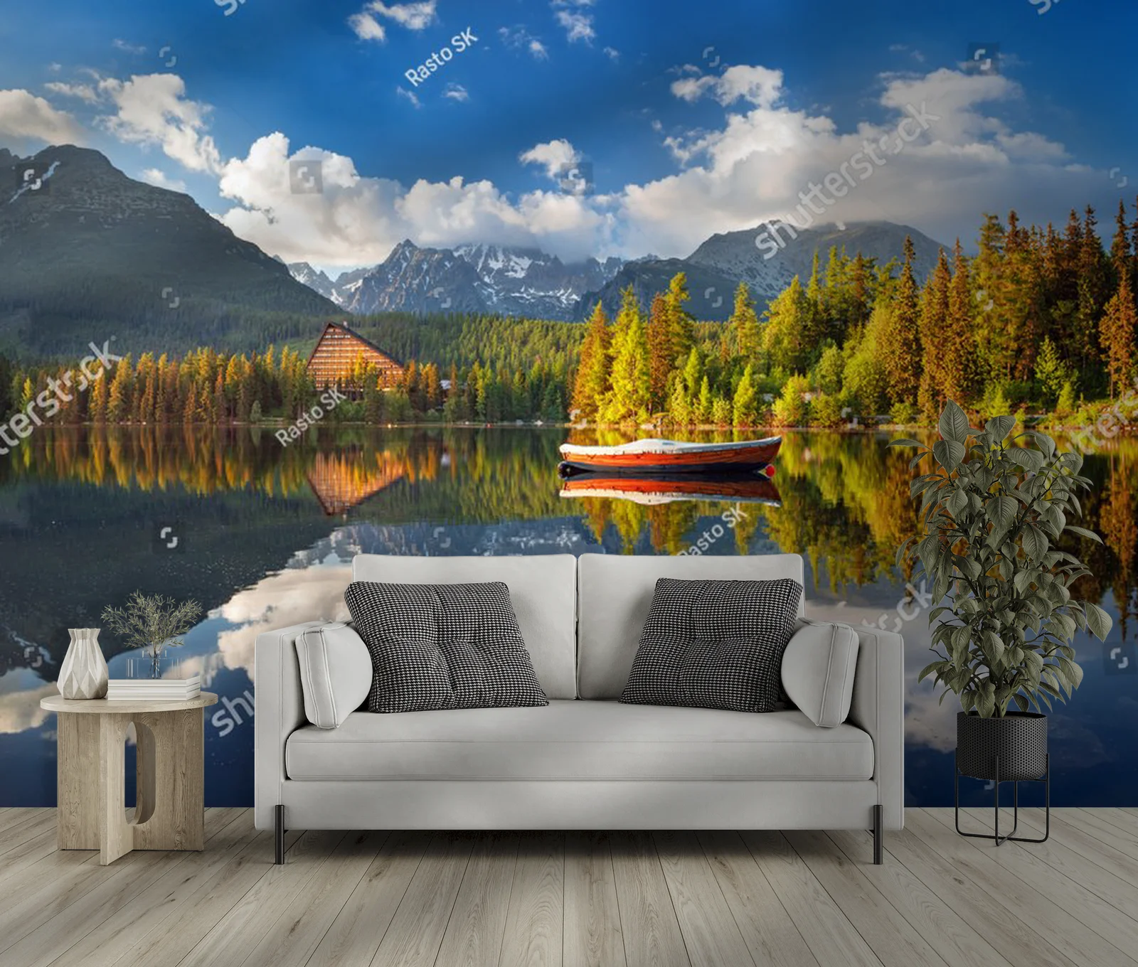 Panoramiczny widok na Tatry w efektownych barwach