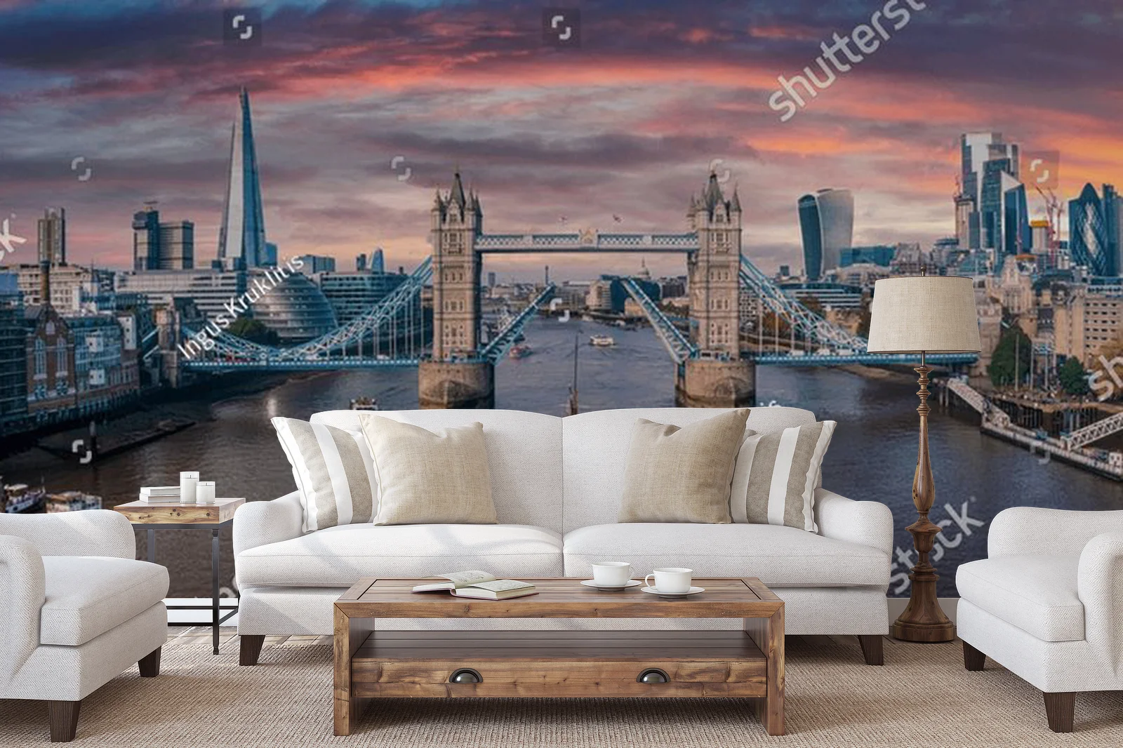Magiczny zachód słońca nad Tower Bridge