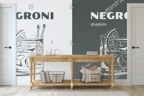 Orzeźwiający negroni w tropikalnej scenerii