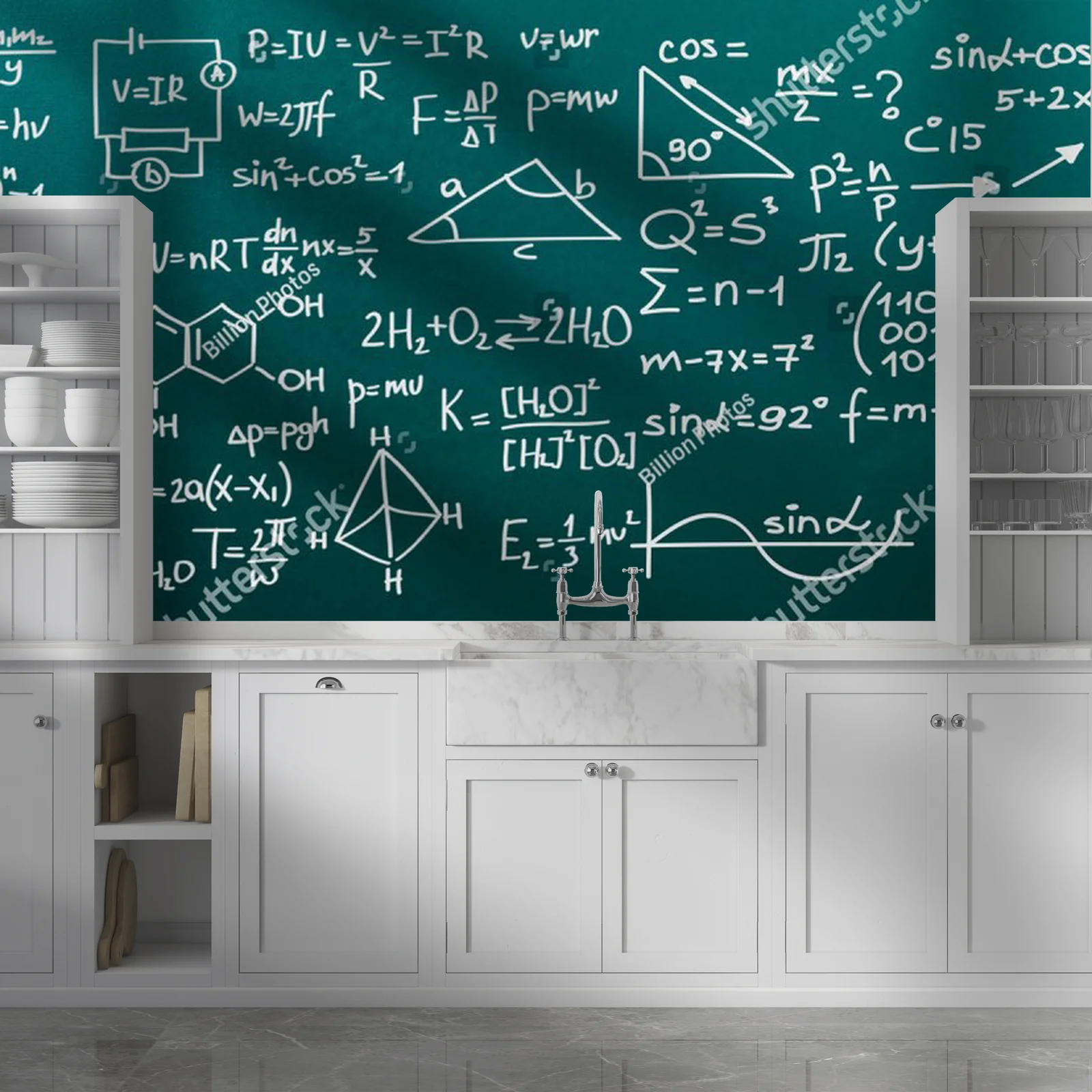 Nauka na czarnym tle: matematyka i fizyka