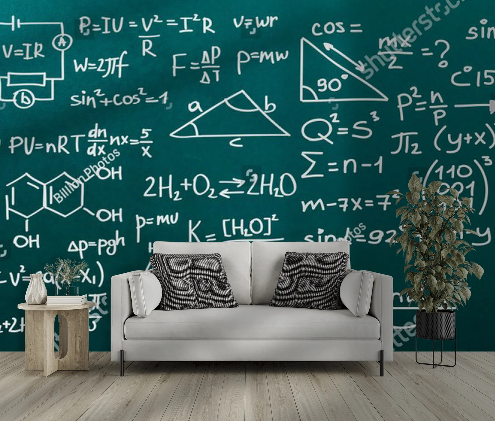 Nauka na czarnym tle: matematyka i fizyka