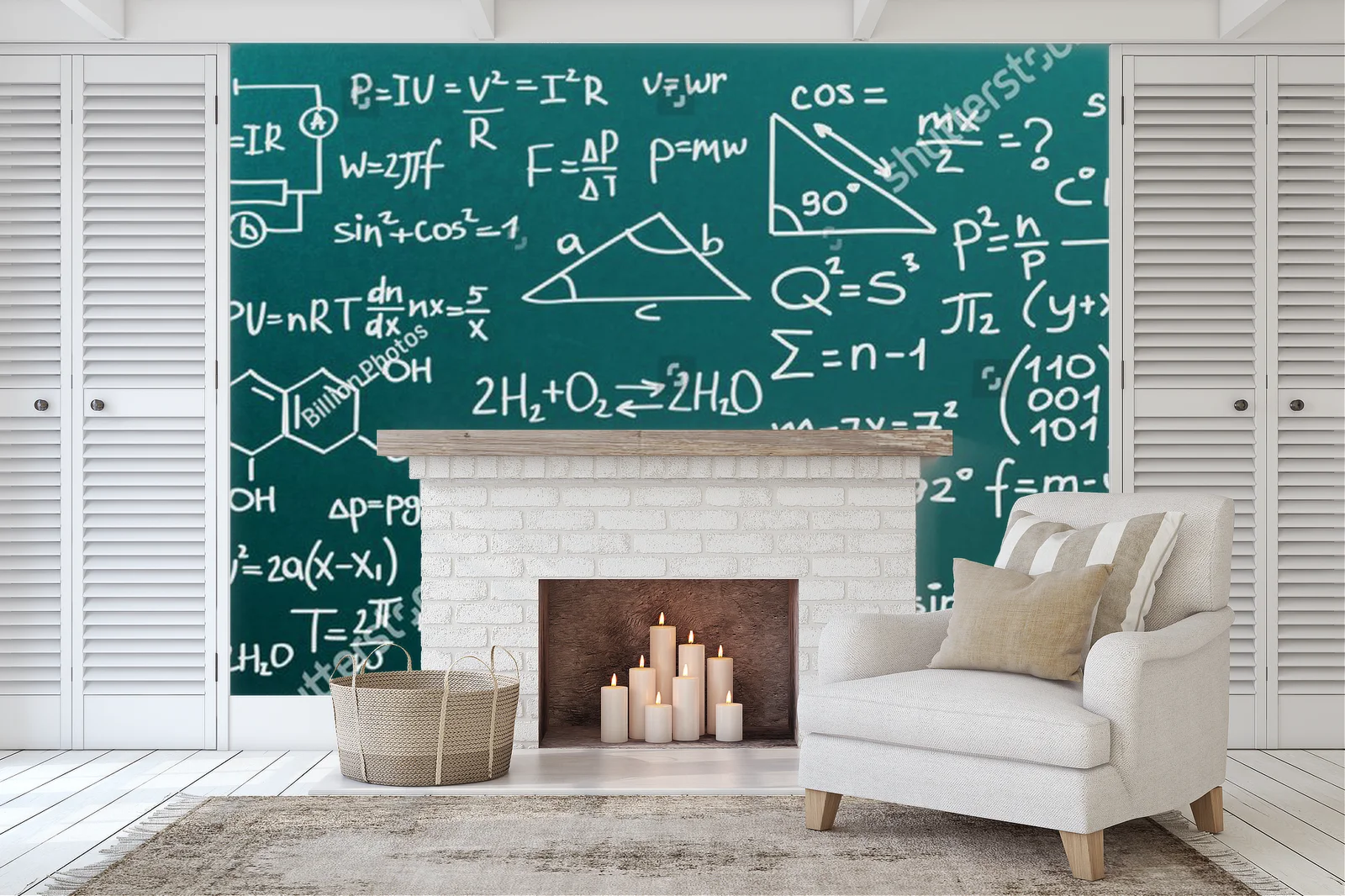 Nauka na czarnym tle: matematyka i fizyka