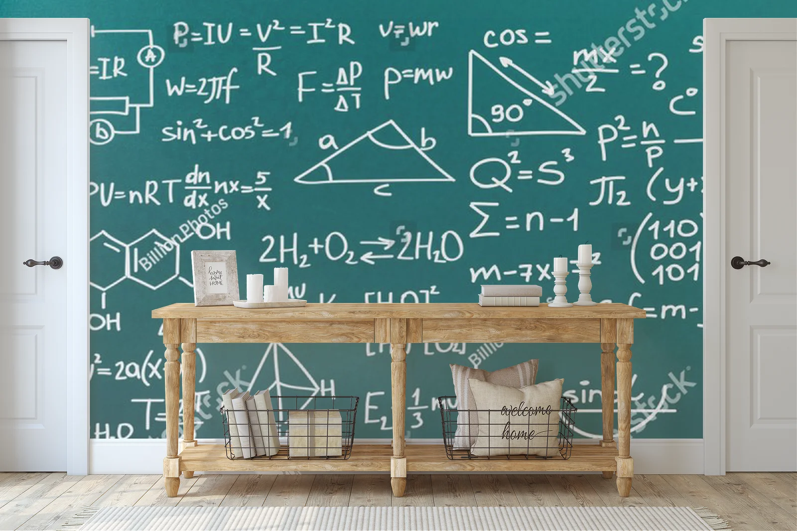 Nauka na czarnym tle: matematyka i fizyka