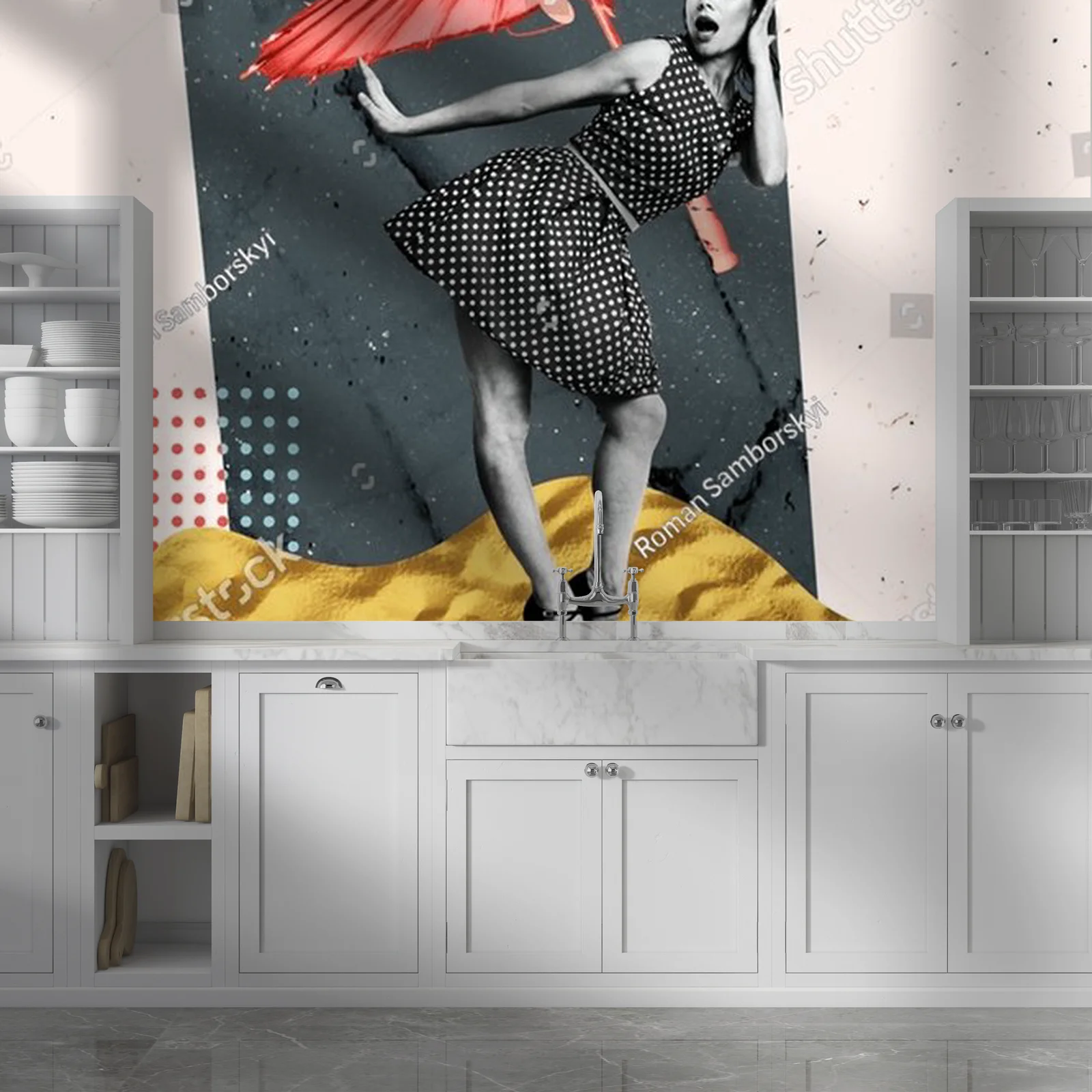 Elegancka pin-up w pastelowej palecie pełnej emocji