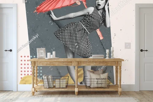 Elegancka pin-up w pastelowej palecie pełnej emocji