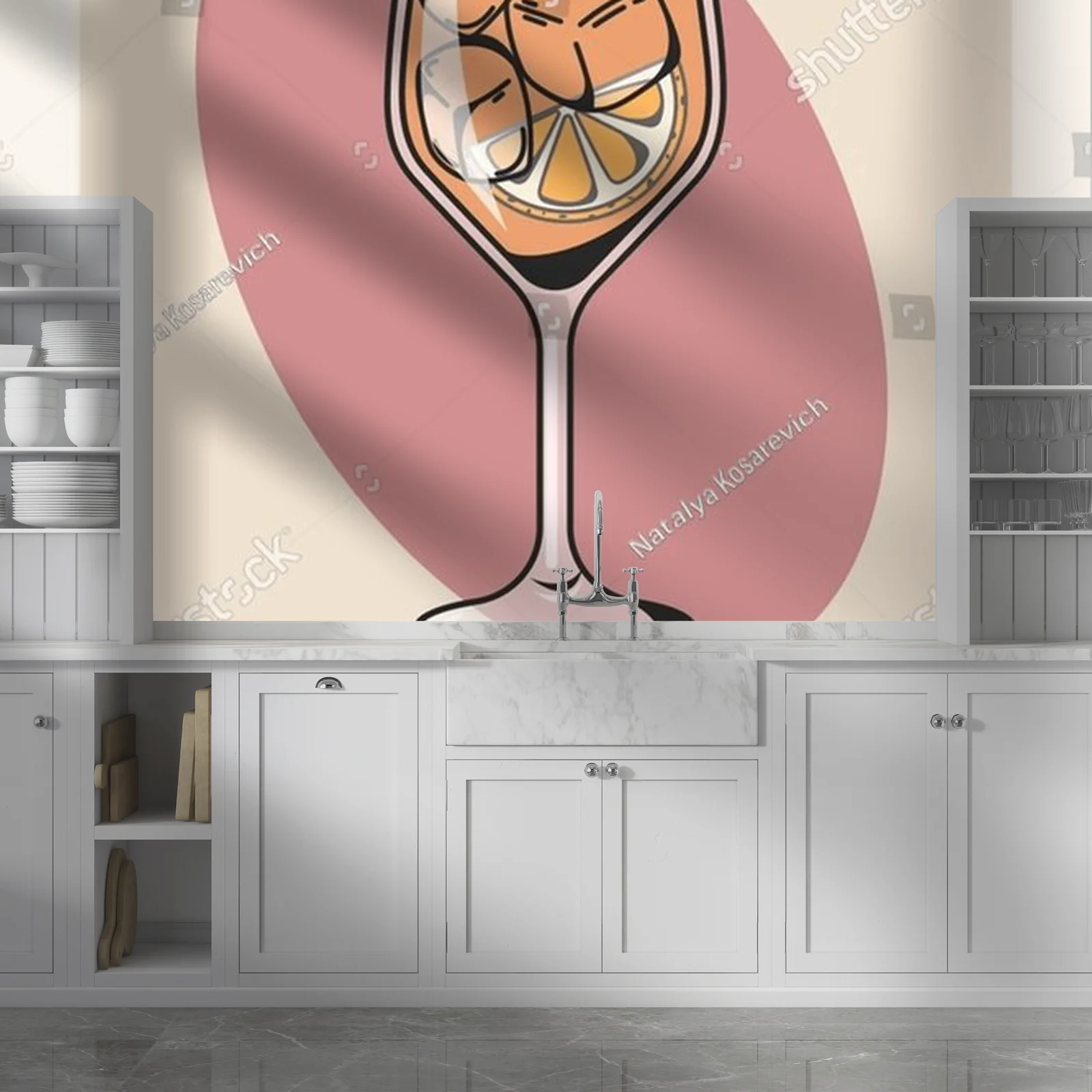 Retro aperol spritz z nutą świetlistych barw