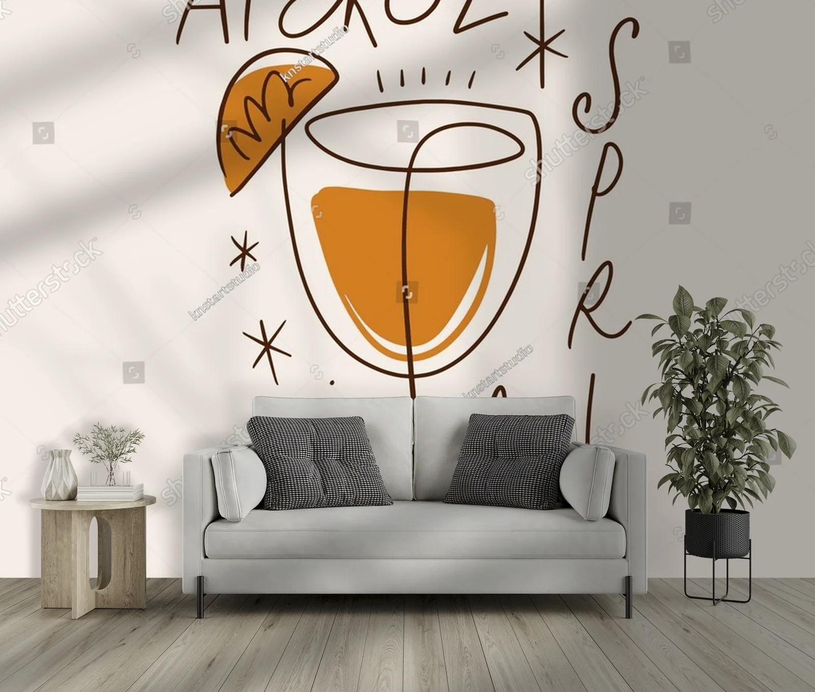 Stylowa kompozycja letnich drinków w pastelowych tonach