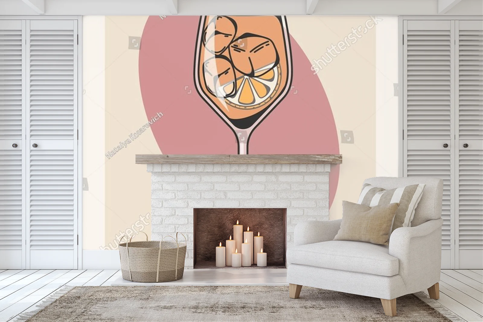Retro aperol spritz z nutą świetlistych barw