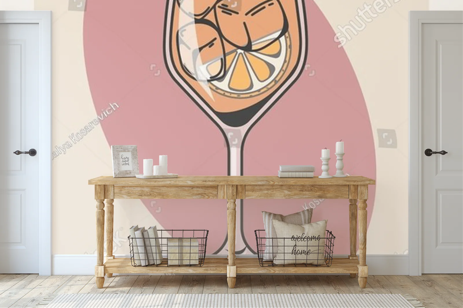 Retro aperol spritz z nutą świetlistych barw