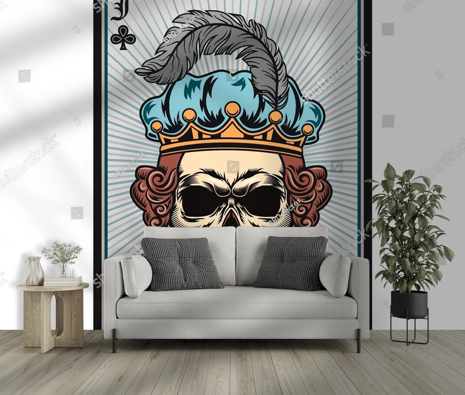 Zabójczo elegancka talia kart z czaszkami