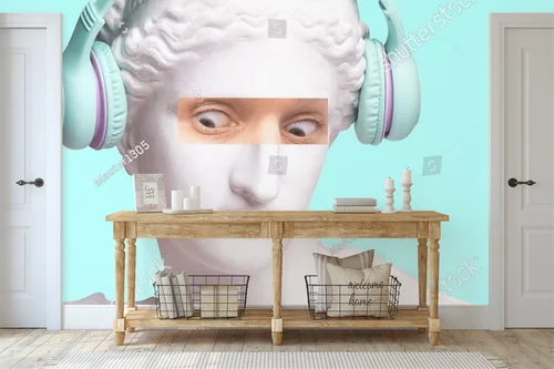 Surrealistyczna kompozycja z refleksją emocji