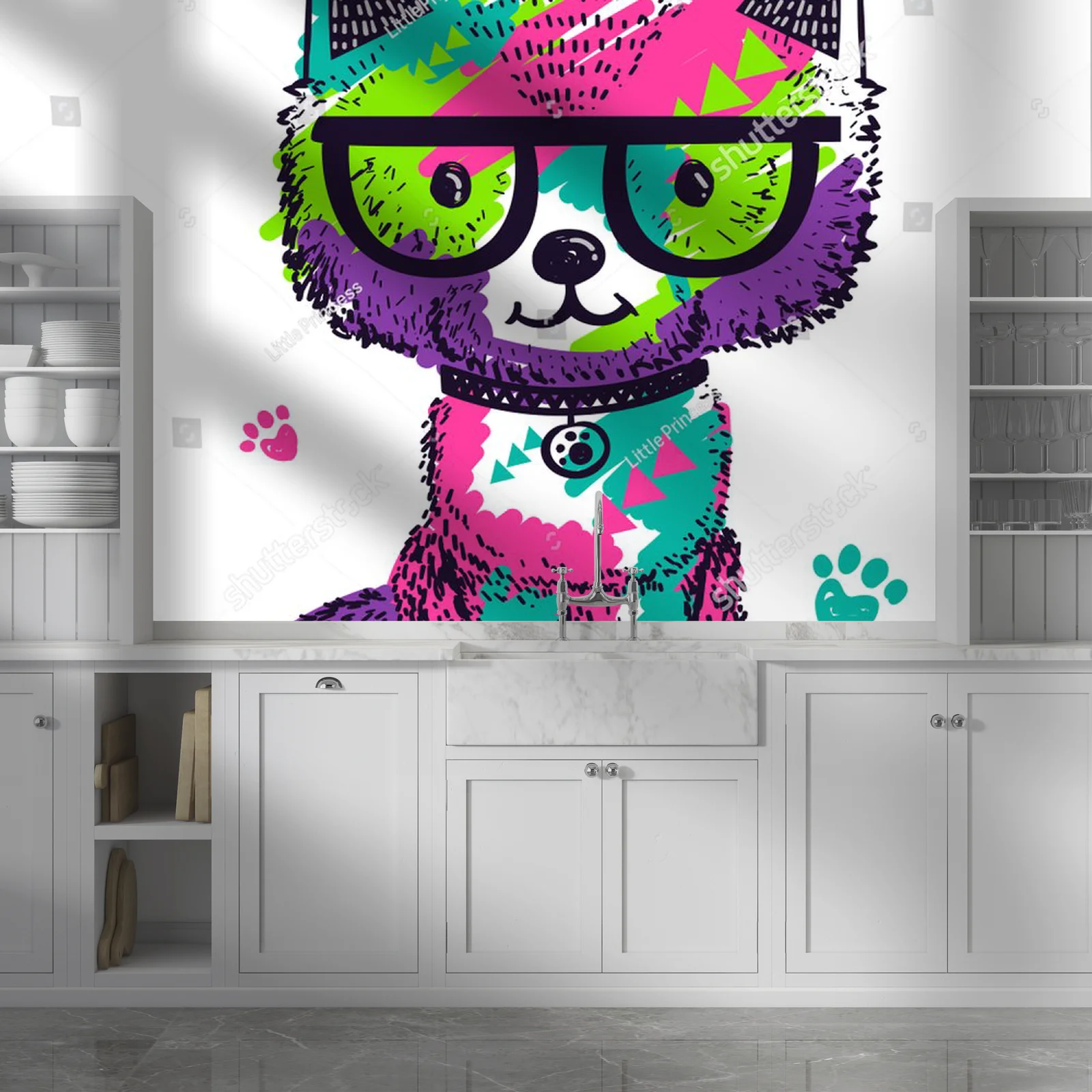 Kolorowy świat pop-artowych pupili w geometrze