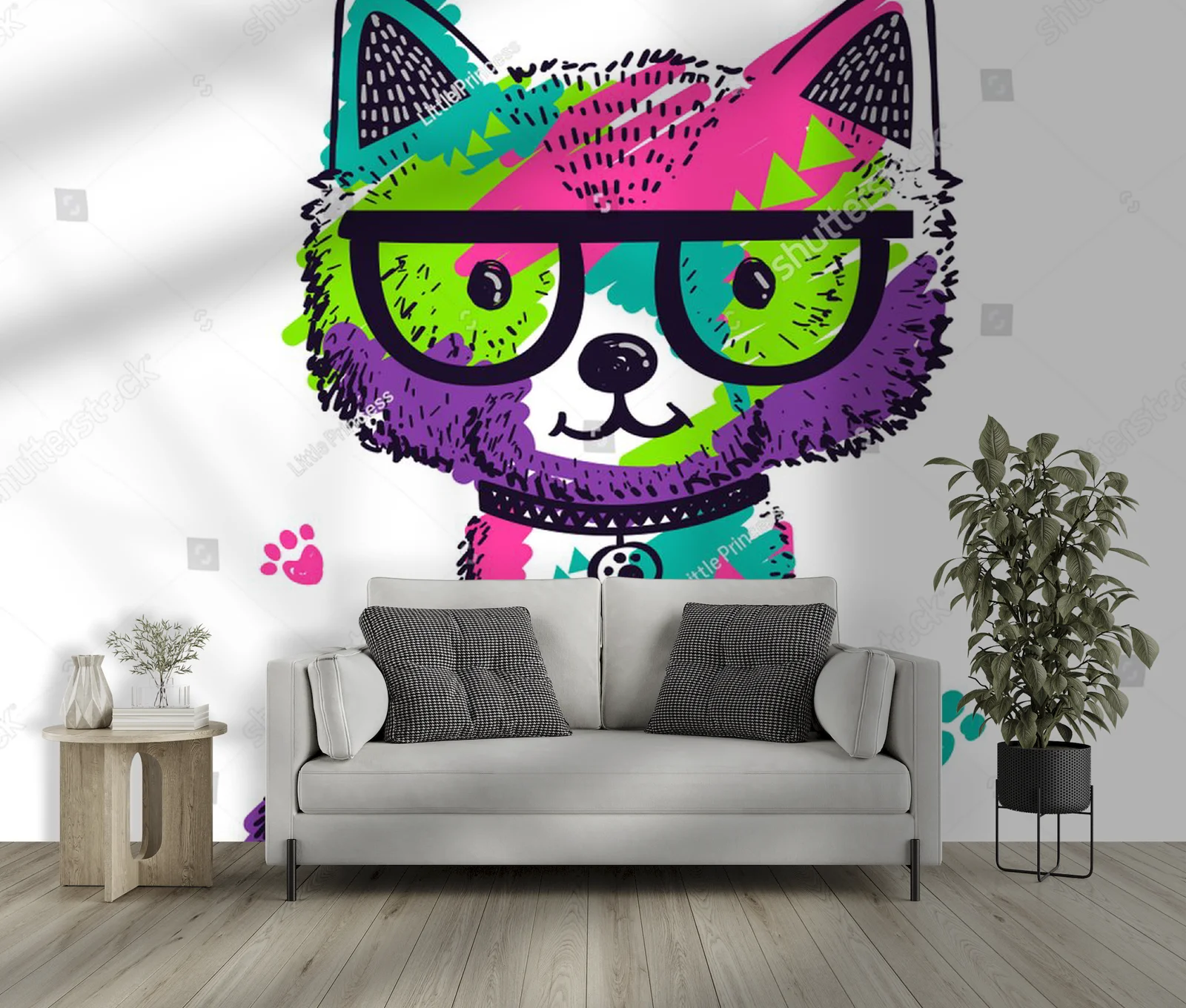 Kolorowy świat pop-artowych pupili w geometrze