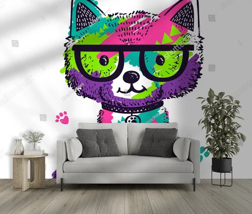 Kolorowy świat pop-artowych pupili w geometrze