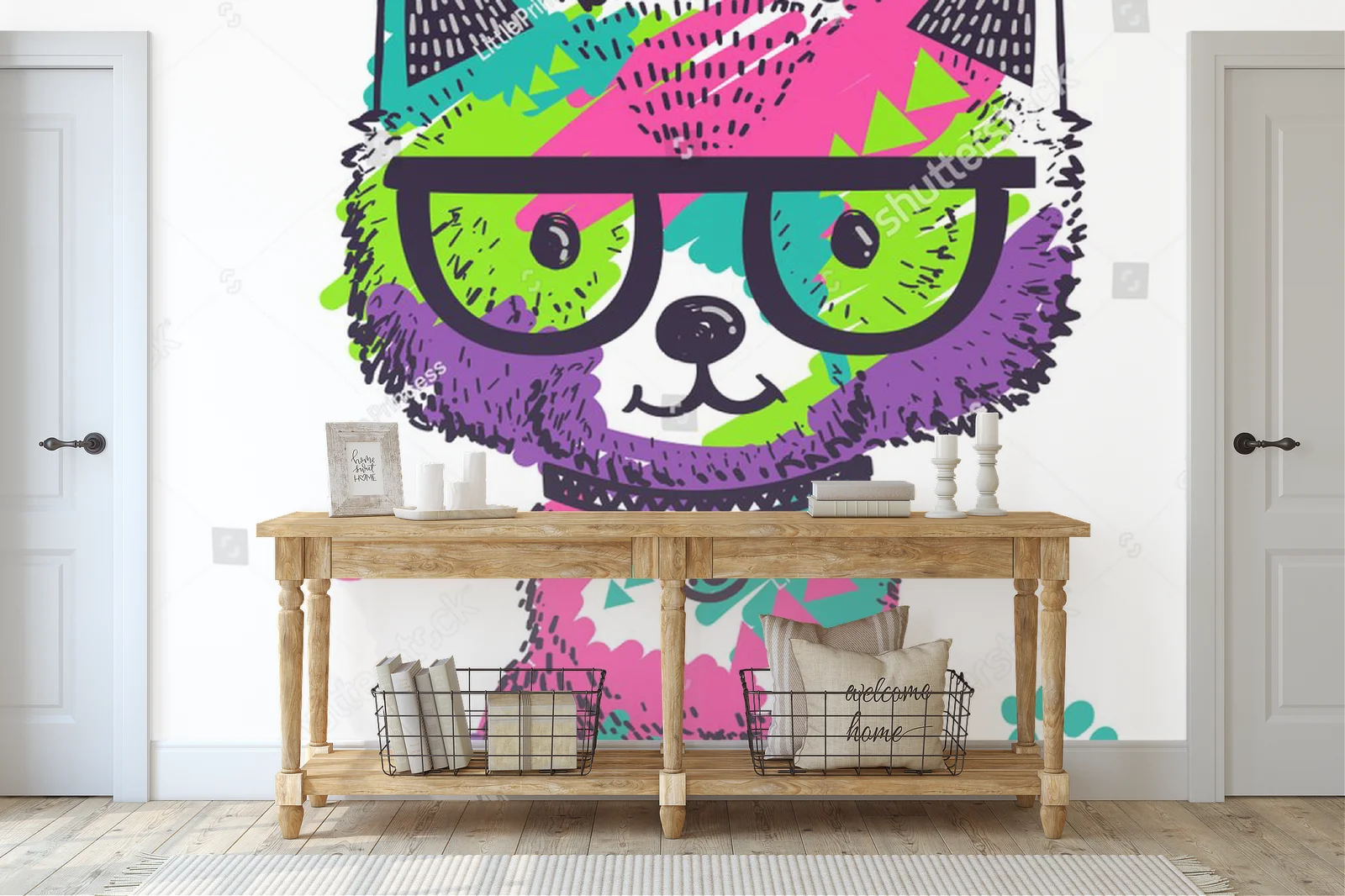 Kolorowy świat pop-artowych pupili w geometrze