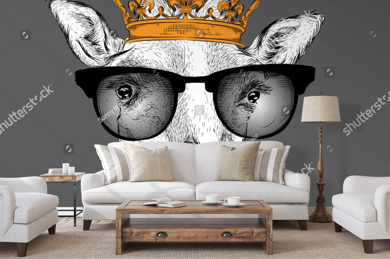 Giraffe w koronie - elegancja i wdzięk w afrykańskim stylu