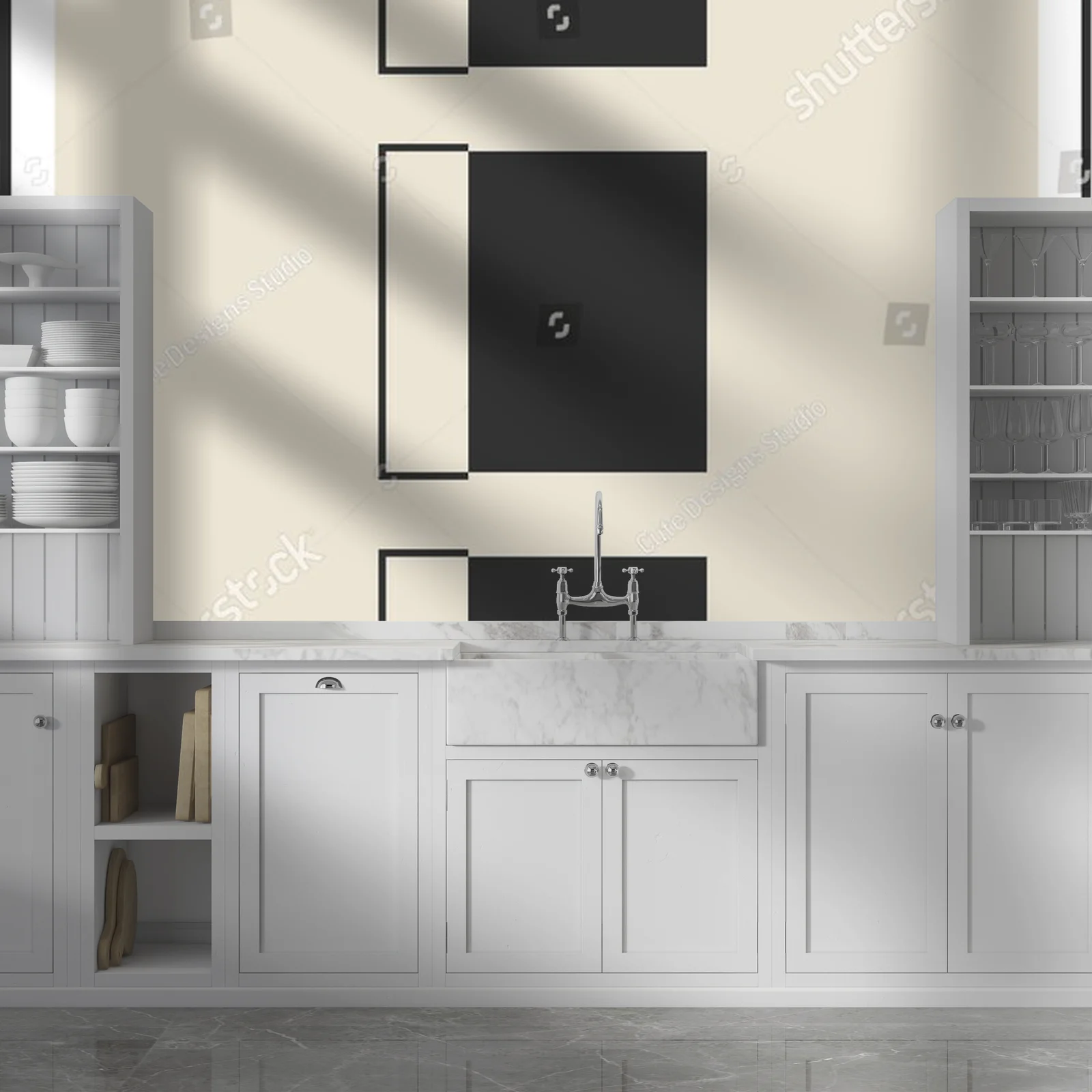 Elegancka geometria lat 20. w pastelowych tonach