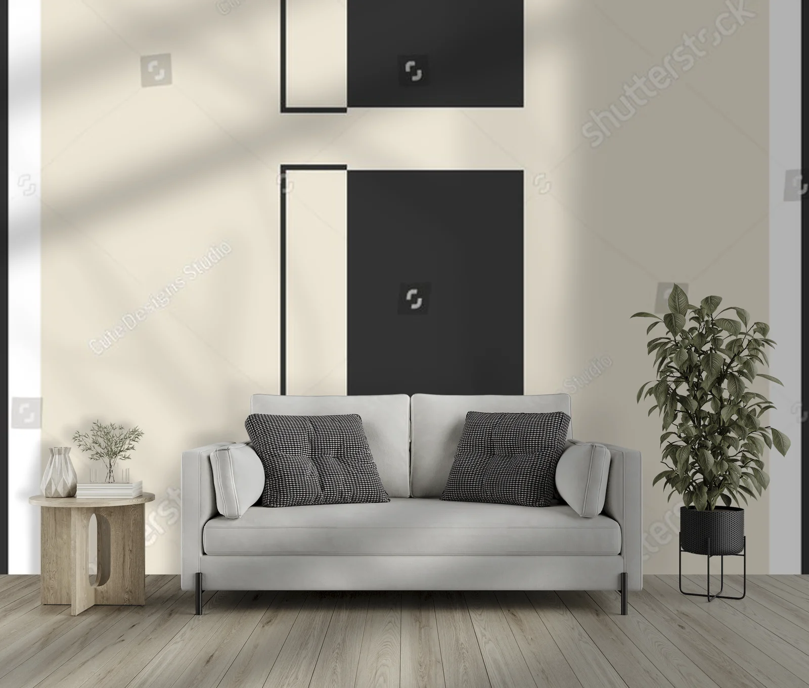 Elegancka geometria lat 20. w pastelowych tonach