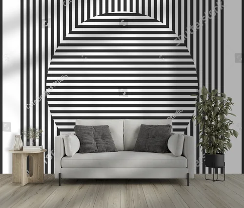 Geometryczna harmonia w minimalistycznym stylu