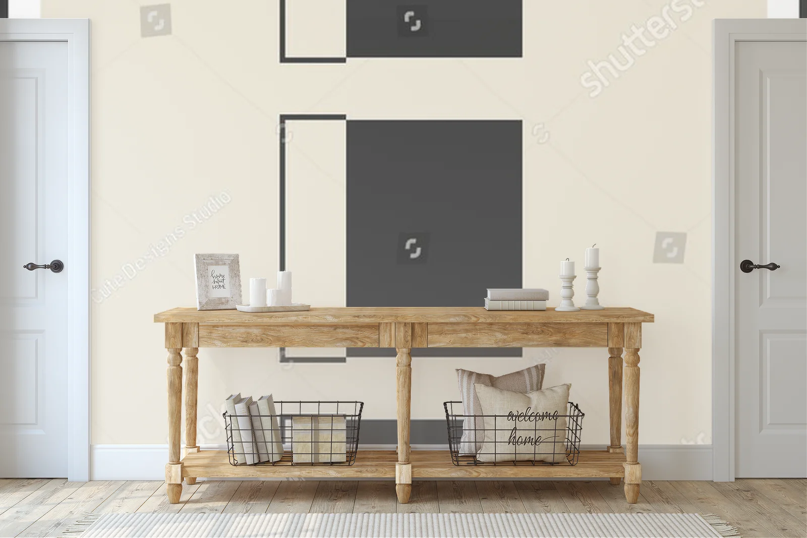 Elegancka geometria lat 20. w pastelowych tonach