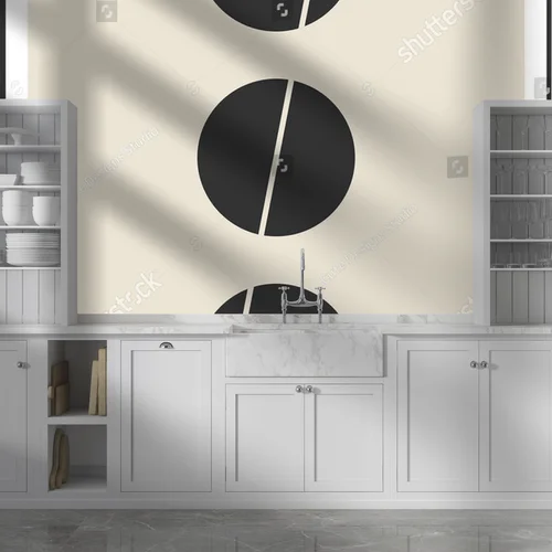 Geometryczne harmonia w pastelowej estetyce