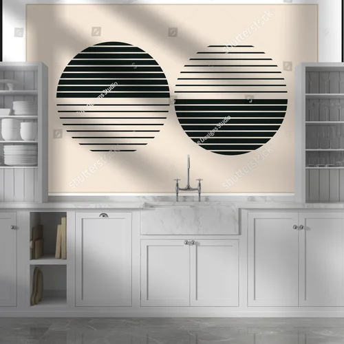 Minimalistyczne geometrie w hipsterskim stylu
