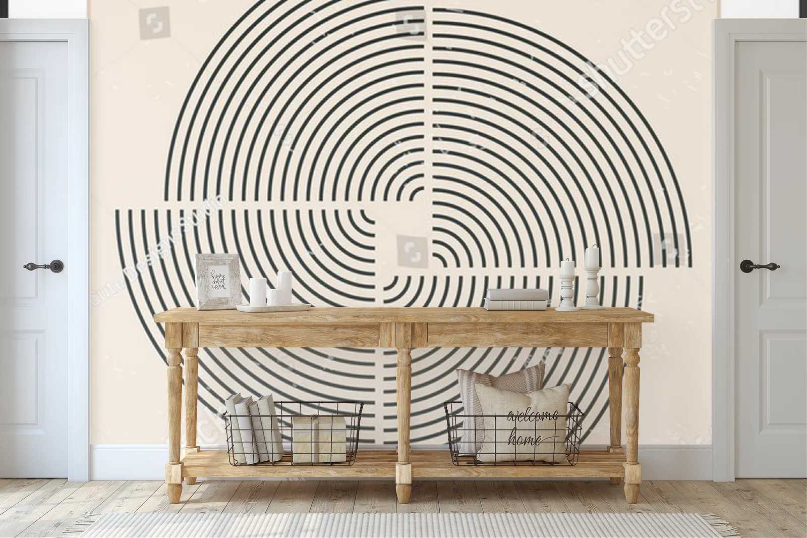 Geometryczne inspiracje w pastelowej palecie