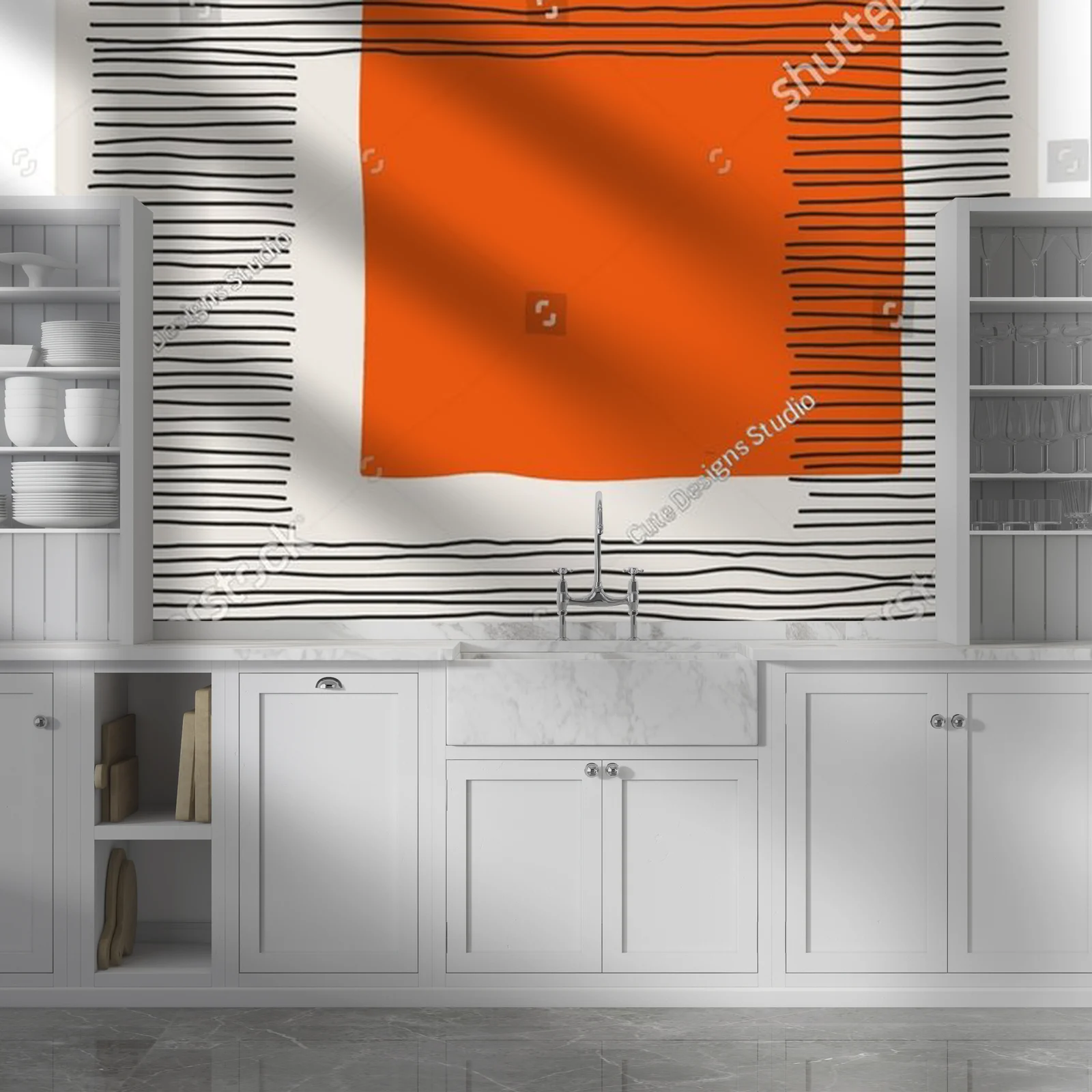 Elegancka geometria lat 20. w nowoczesnym stylu