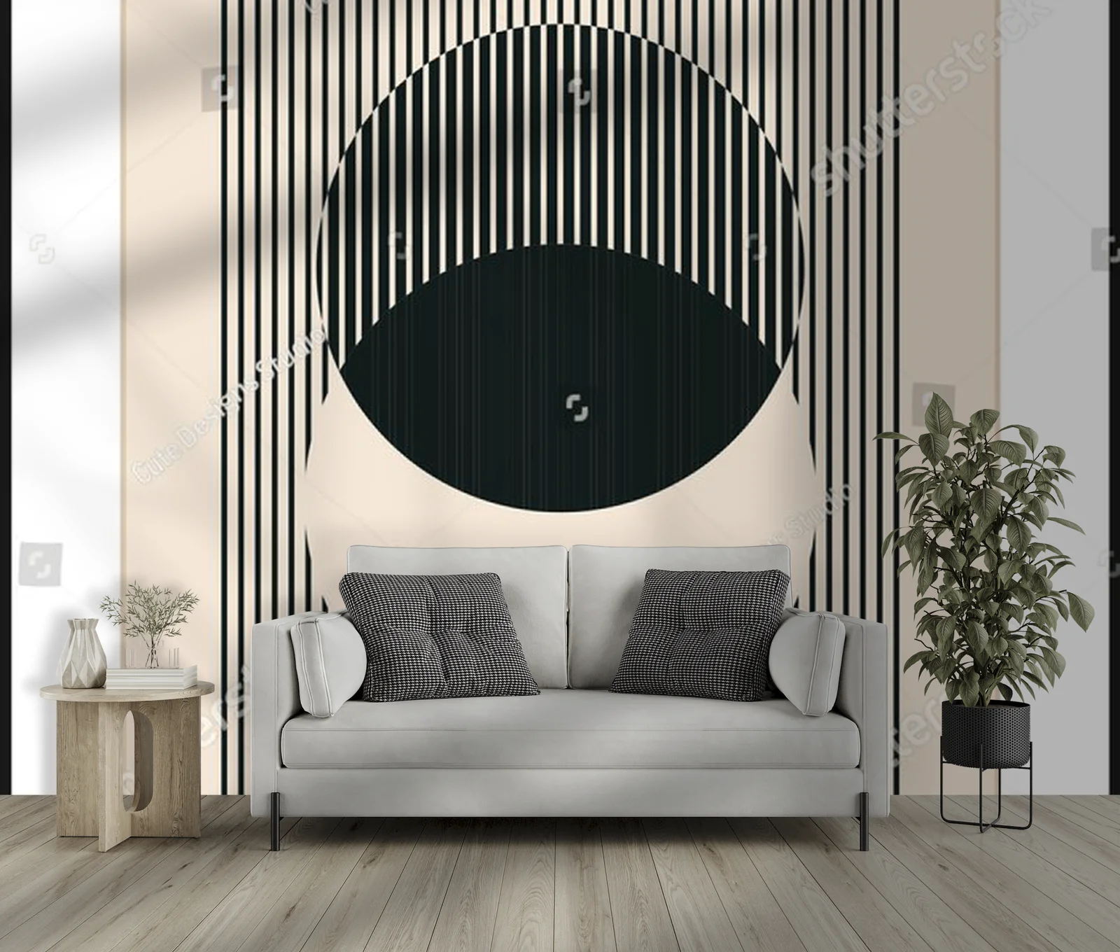 Geometryczne marzenia w pastelowej harmonii