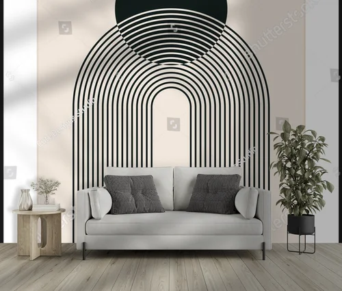 Geometryczne kształty w pastelowym stylu hipsterskim