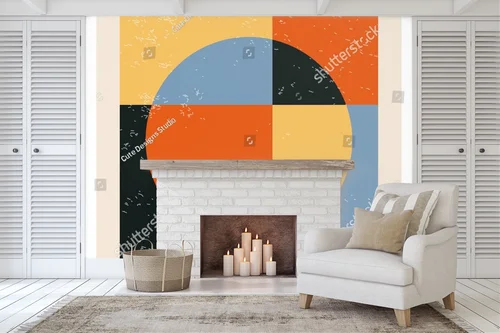 Geometryczne inspiracje w delikatnych tonach