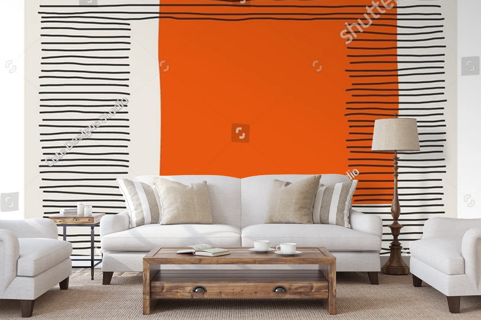 Elegancka geometria lat 20. w nowoczesnym stylu