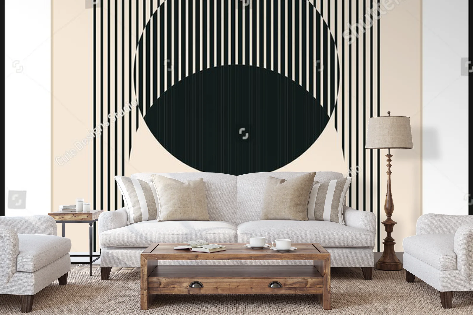 Geometryczne marzenia w pastelowej harmonii