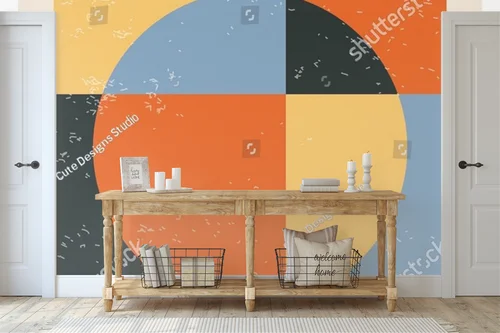Geometryczne inspiracje w delikatnych tonach