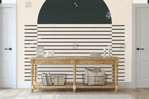 Geometryczna elegancja w pastelowych tonach