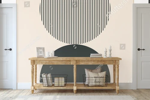 Geometryczne Kształty w Pastelowej Harmoni