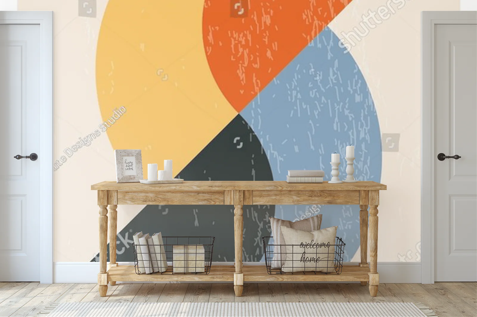 Geometryczne piękno w delikatnych pastelach