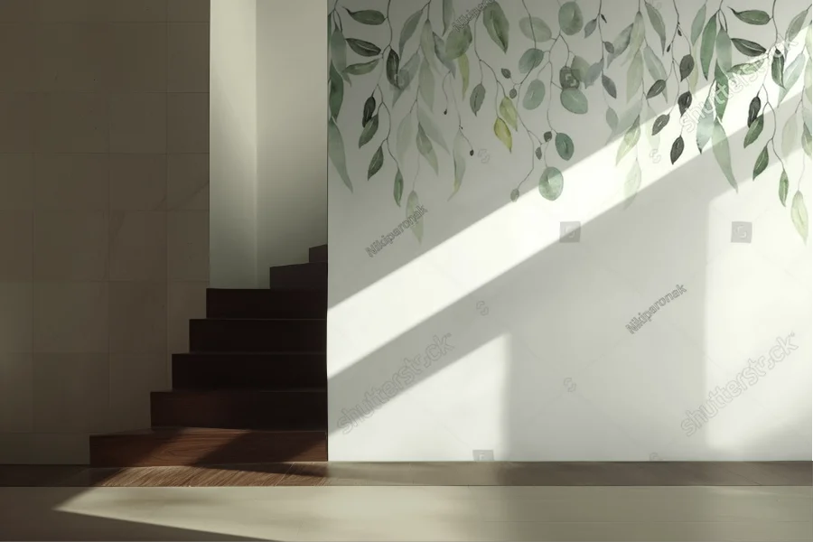 Delikatne akwarelowe ramki w zieleni