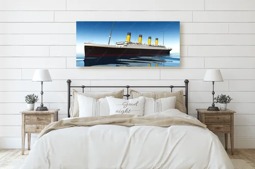 Głębia niebieskiego oceanu w harmonijnym stylu