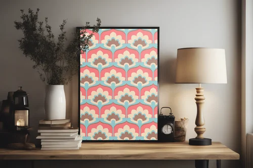Urok vintage kwiatów w pastelowych odcieniach