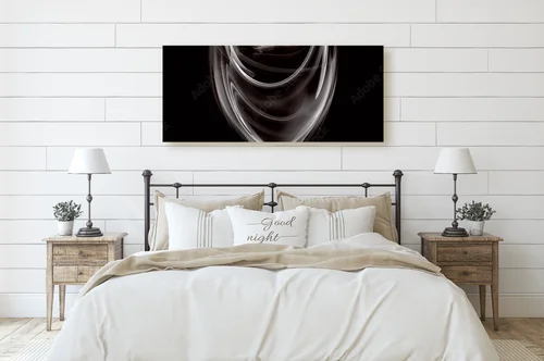 Artystyczna ilustracja koktajlu w dymnej atmosferze