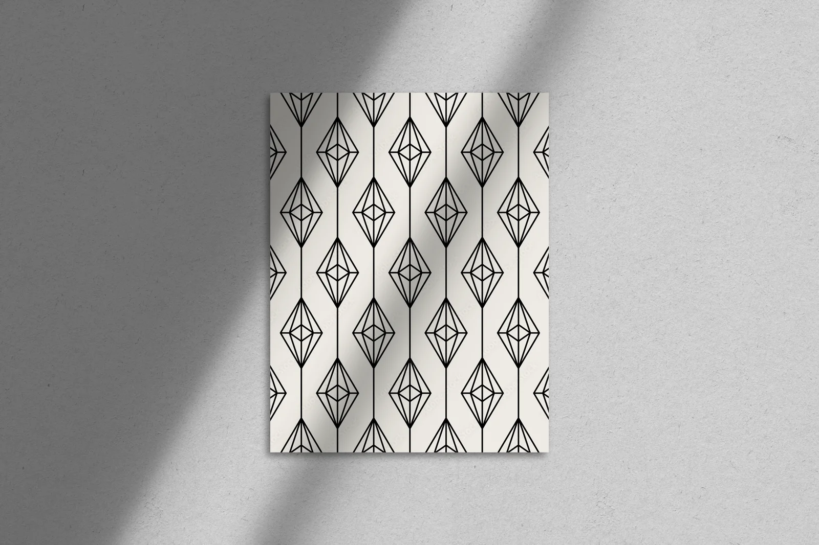 Elegancka geometria w stonowanych odcieniach