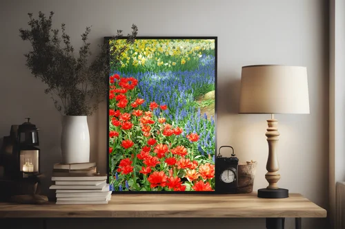 Wiosenne kwiaty w holenderskim Keukenhof