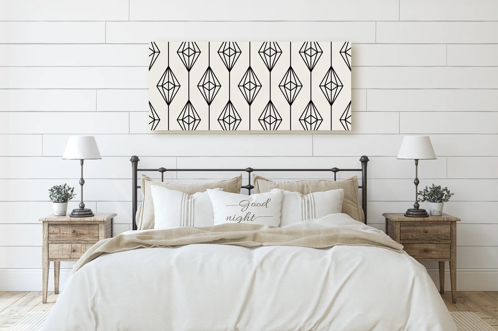 Elegancka geometria w stonowanych odcieniach