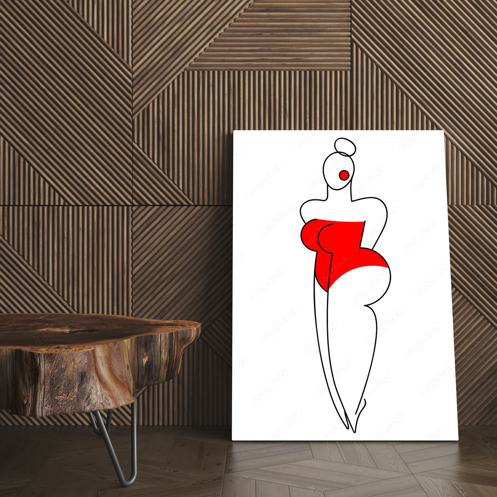 Elegancka sylwetka w subtelnych odcieniach