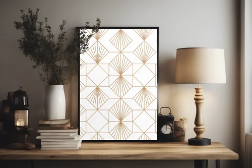 Retro elegancja w art deco stylu