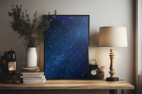 Gwiezdna wędrówka w nocnym niebie
