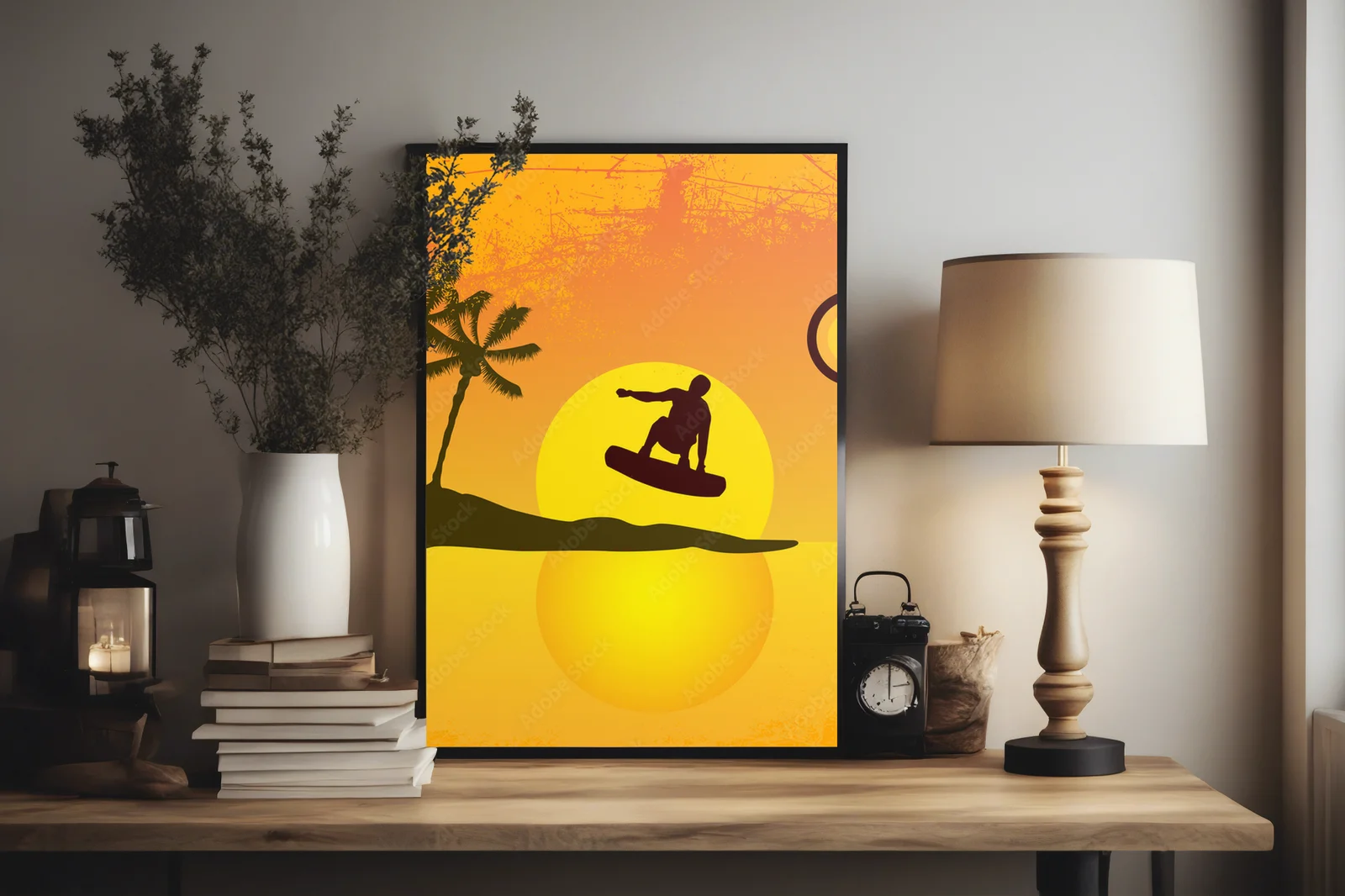Letnia radość: sylwetka wakeboardera