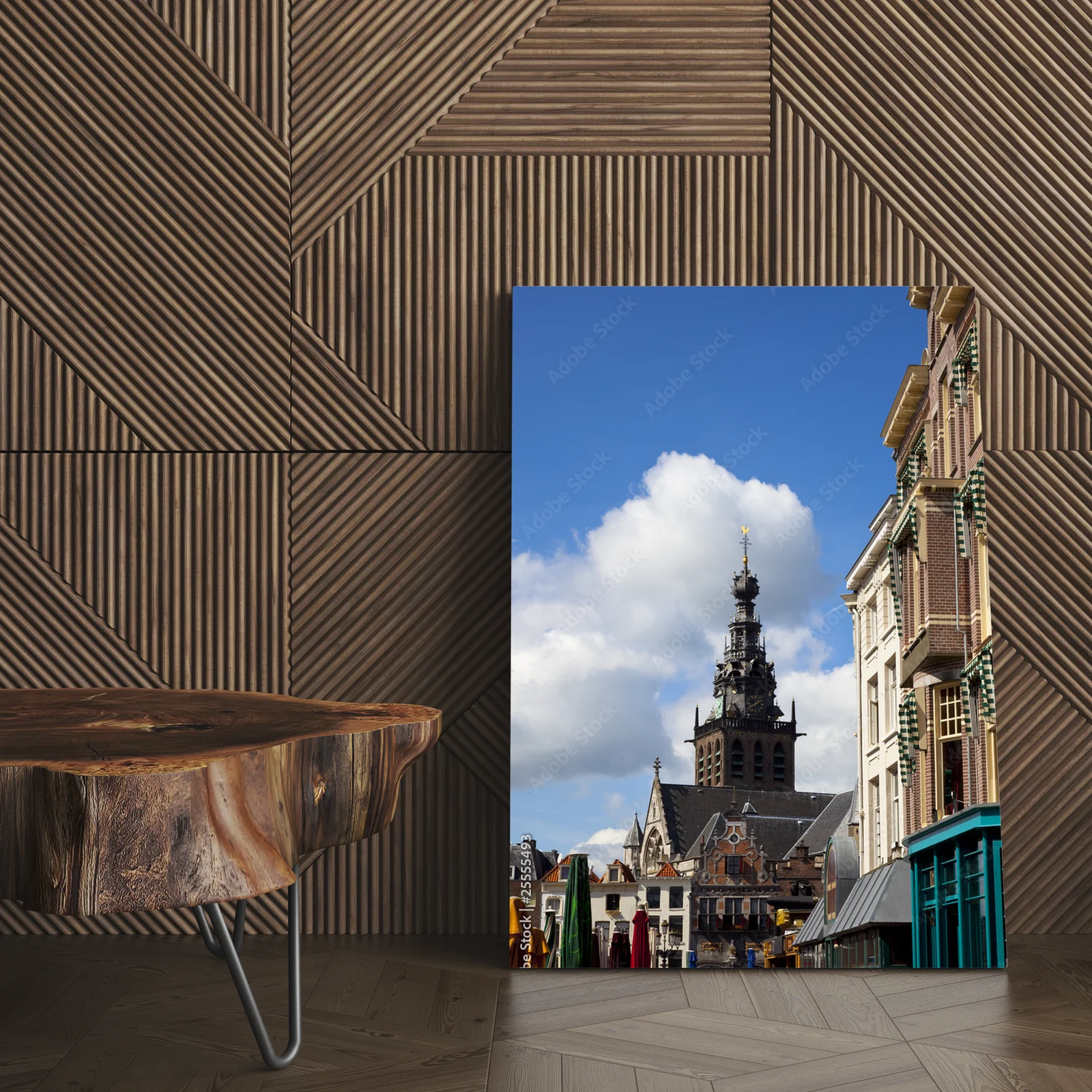 Urok starej architektury w harmonijnych odcieniach