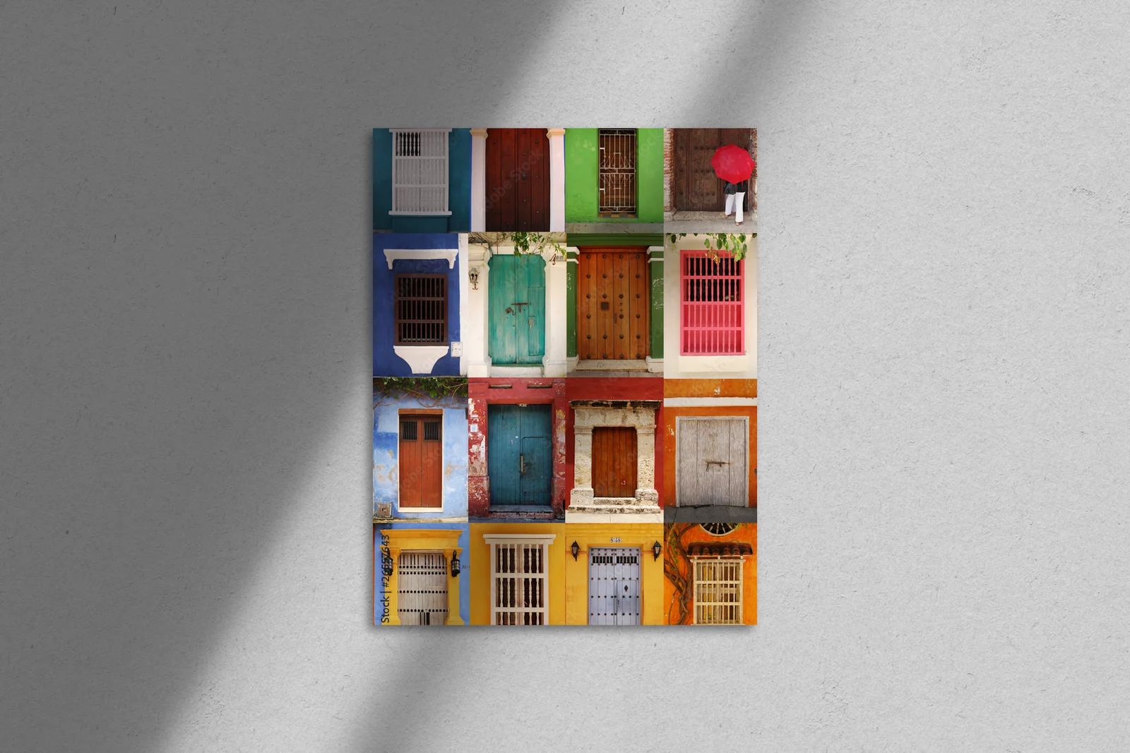 Urokliwa architektura Kolumbii w pastelowych odcieniach